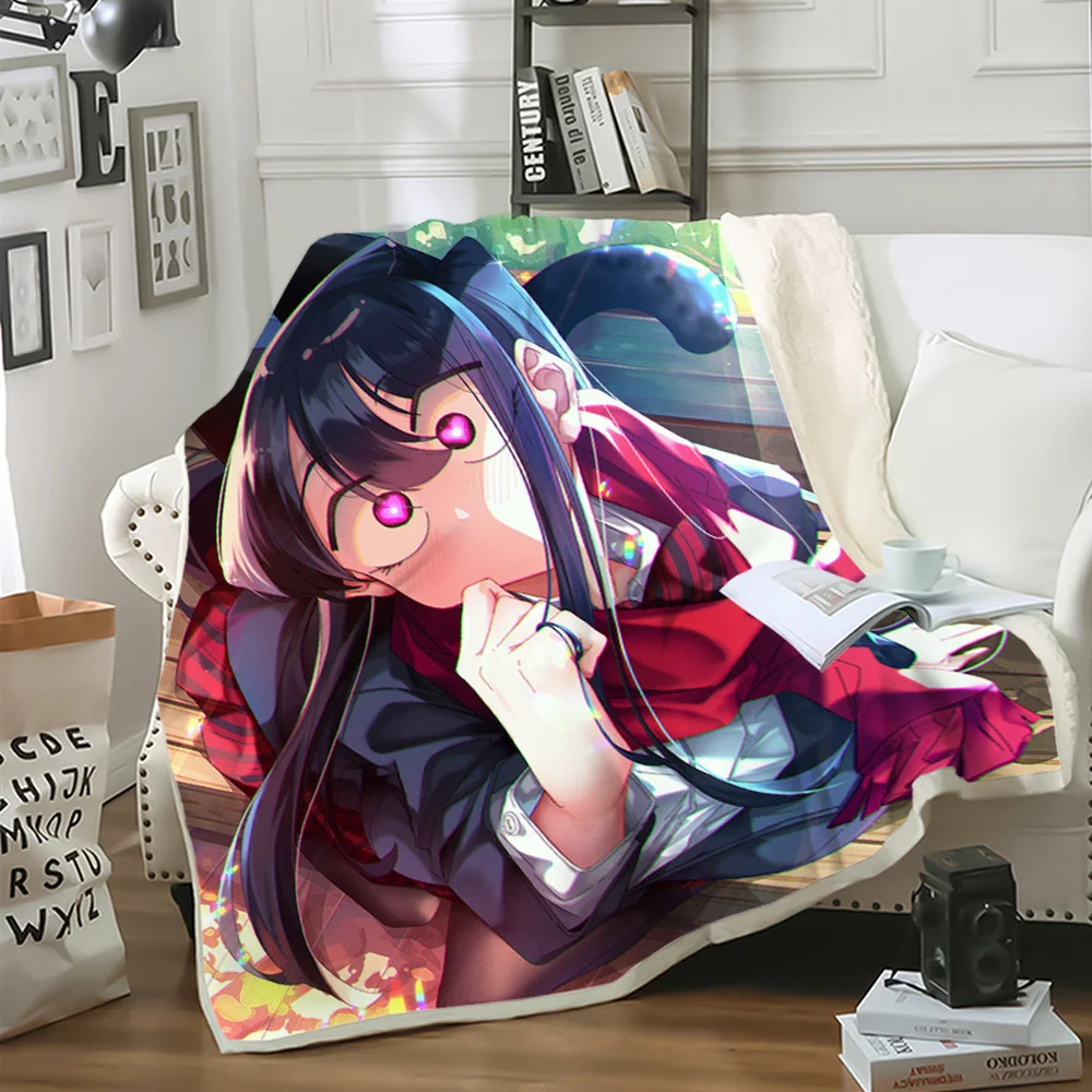 

CLOOCL Japanese Anime Komi Can't Communicate Blanket 3D Print Sofa Travel Blanket Office Nap Blanket Home Decor Drop Shipping