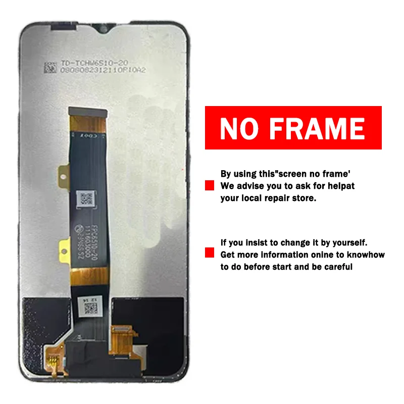 Фото 6,5-дюймовый IPS ЖК-дисплей для Nokia G22, ЖК-дисплей с рамкой, сенсорный экран, дигитайзер в сборе, замена ЖК-дисплея для Nokia G22 №3