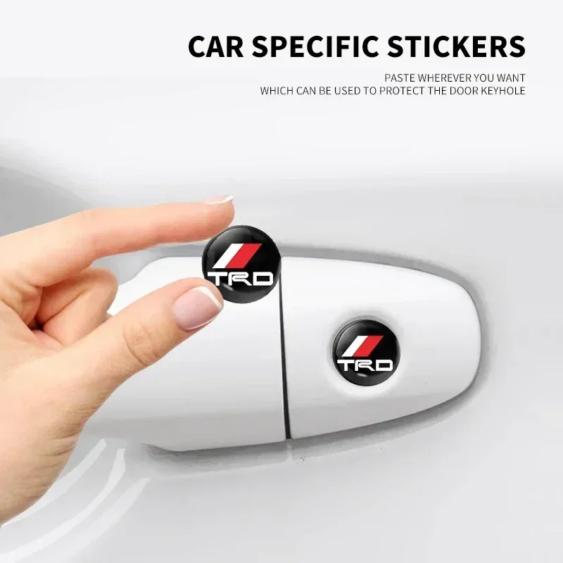 10 шт. наклейки на замочную скважину дверной замок защитные для автомобиля Toyota TRD