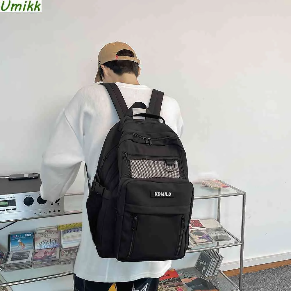 

Women's Bag Nylon Knapsacks Travel Bookbags Women Laptop Backpack Lovely Multi Pocket College Rucksack Shoulder Strap Bags