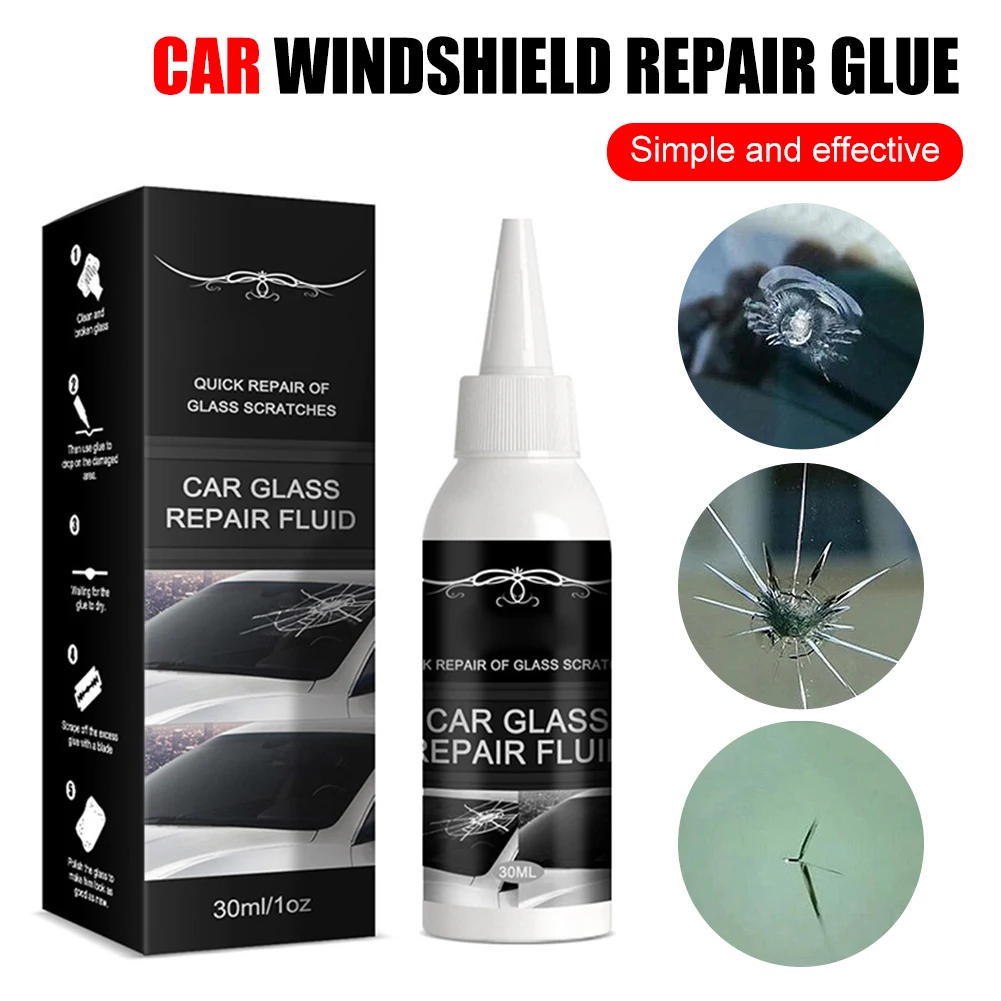 

30ml/50ml Car Windshield Cracked Repair Tool Window Phone Screen Repair Kit Glass Curing Glue Auto Glass Scratch Crack Restore