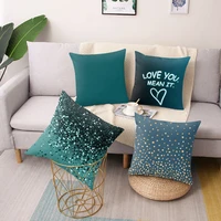 nordic simple geometric printing square pillow cushion cover car sofa office chair pillowcase simple home decoration ornaments
