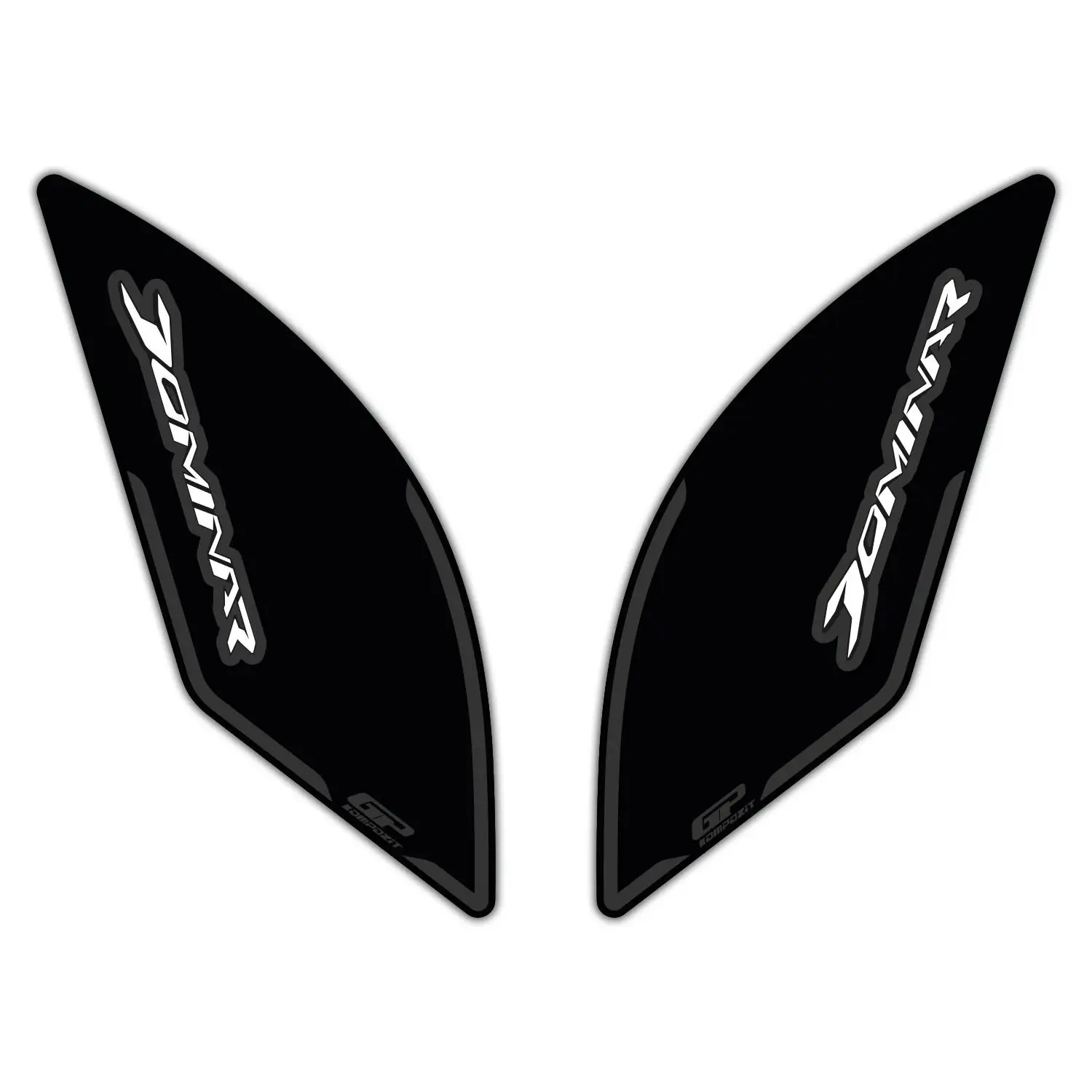 

GP composite For Dominar 250/-Compatible Side Strip Sticker Pad Black
