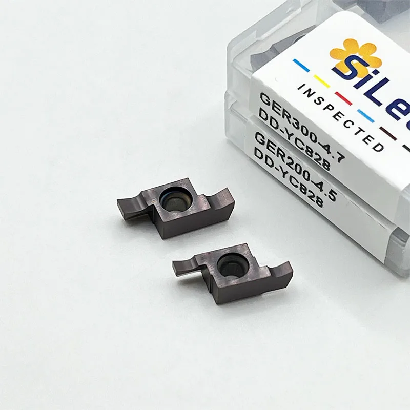 10 шт. GER100 GER150 GER200 GER250 GER300 A B C D карбидные режущие пластины с внутренним пазом