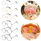 Очки одежда для Mimi утка 30 см Милая круглая оправа плюшевая утка кукла очки мини плоские зеркальные аксессуары для кукол подарок для детей девочек