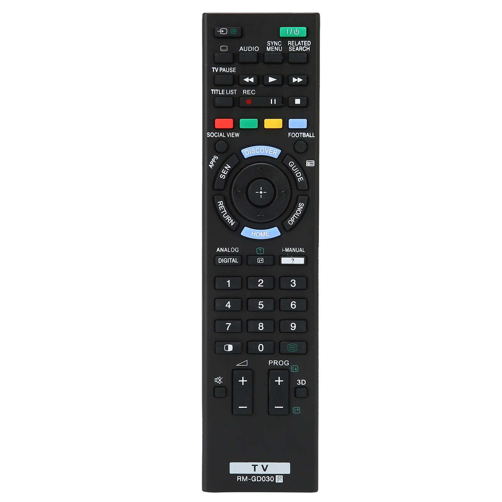 

RM‑GD030 Remote Control Fit for Sony LCD LED TV KDL26EX550 KDL40EX650 KDL70W850B
