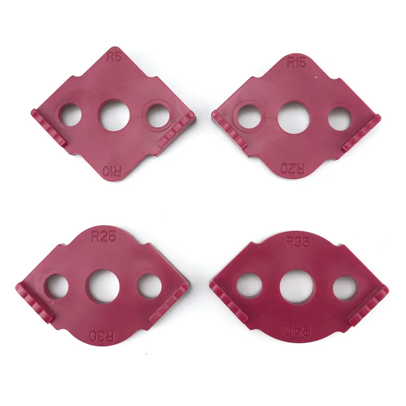 

4 шт., трафареты для фрезерного станка по дереву