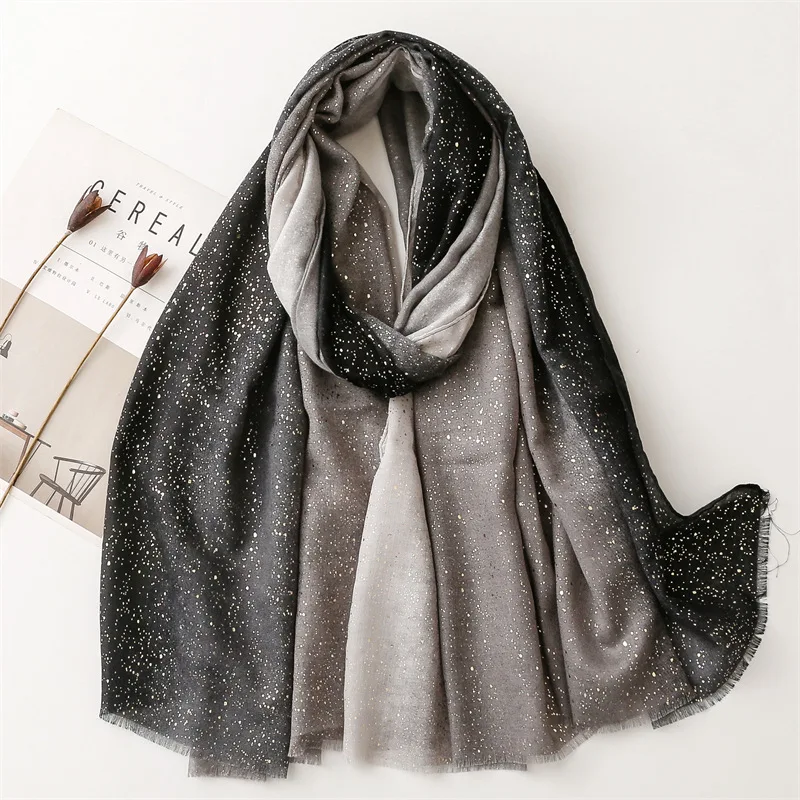 Женская Накидка С Блестящей Кисточкой И Омбре Высококачественный Хлопковый