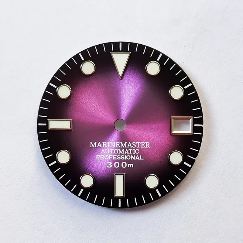 Часы Marinemaster с солнечным узором YM модифицированный циферблат Skx007 SKX009 NH36 маленький