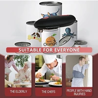 electric can opener kitchen safety automatic can opener smooth edge food safe and battery operated electric can openers