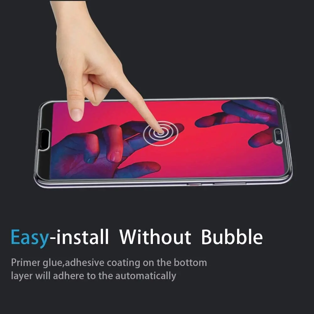 4Pcs HD Tempered Glass For Huawei P20 Pro P10 P20 P30 P50 Lite P40 E Lite Screen Protector Glass Film