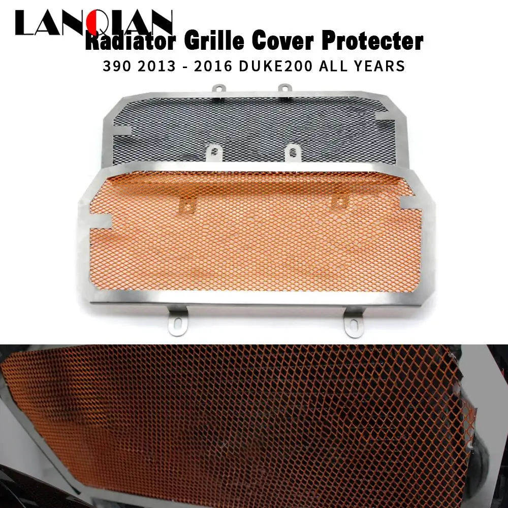 

For Duke 390 2013 2014 2015 2016 DUKE200 ALL YEARS Motor Radiator Grill Grille Guard Cover Protector oil Cooled Cuard
