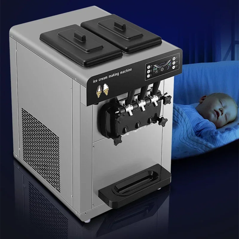 Машина для мороженого большая емкость коммерческая настольная вертикальная