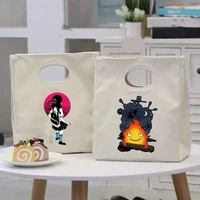 new portable lunch bags japan element printed fresh cooler pouch for office convenient lunch box tote food container thermal bag