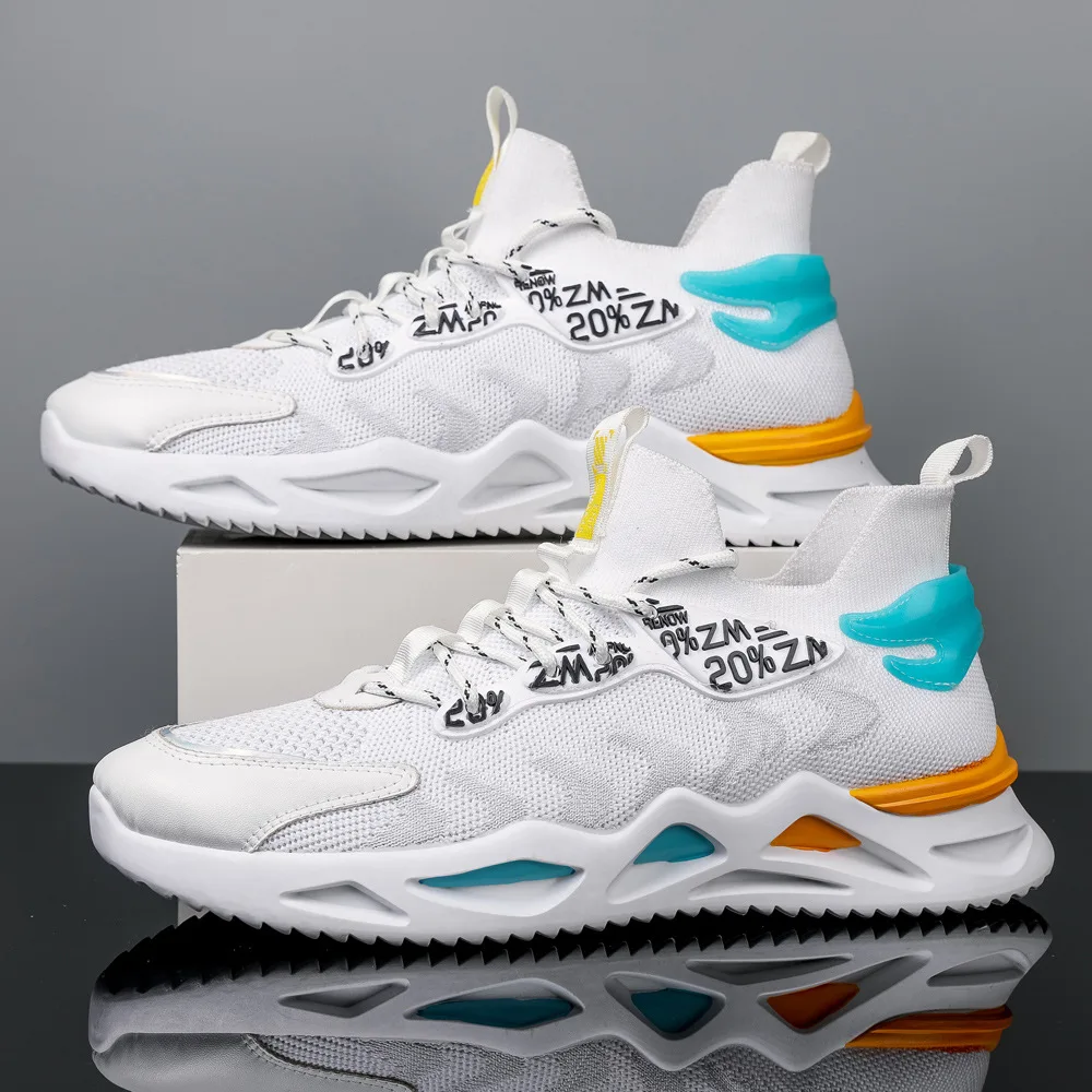 

Fashion Trendy Man Shoes Sneakers New Arrival Casual Sports Shoes Men Sneakers All-Match Thick Bottom Breathable Mesh Sneaker