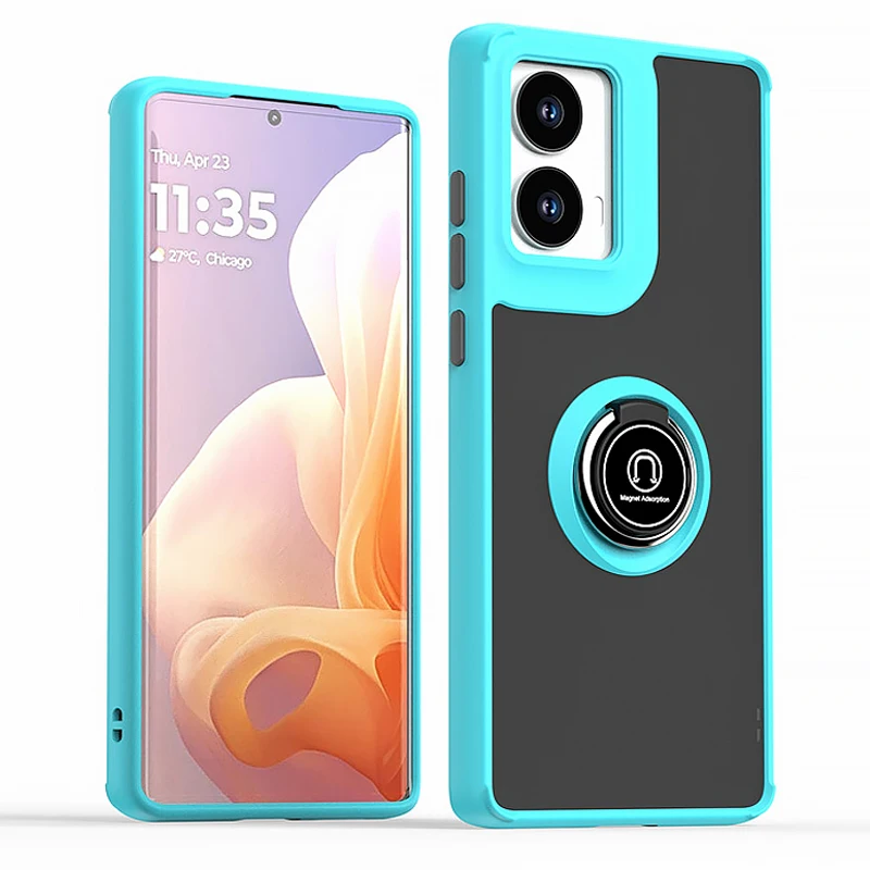 Для Motorola Moto G85 5G чехол Armor матовый жесткий ПК задняя крышка для MotoG85 G 85