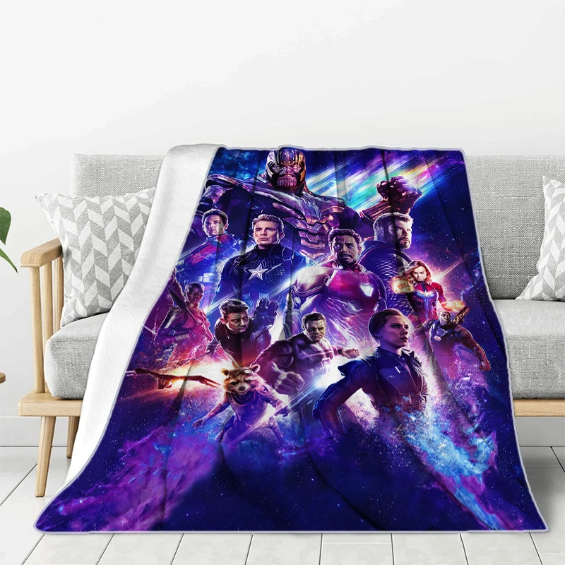 

Летнее одеяло Marvell для декоративного дивана, пушистое мягкое одеяло, s-образное, клетчатое, флисовое, роскошное, плетеное, под заказ, аниме, дв...