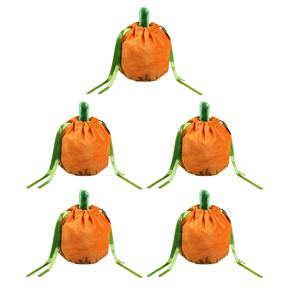 

5Pcs Candy Drawstring Bag Gift Storage Bag Candy Container Party Supplies