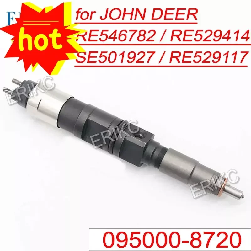Фото Топливная форсунка дизельного двигателя RE546782 SE501927 Common Rail 095000-8720 095000-8721 для Denso John Deere RE529414 RE529117 №1