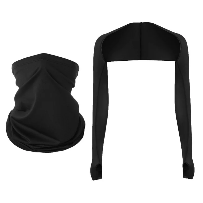 

Sunscreen Breathable Bandana Neck Gaiter Scarf Shawl Arm Sleeves Windproof for Adults Outdoor Cycling