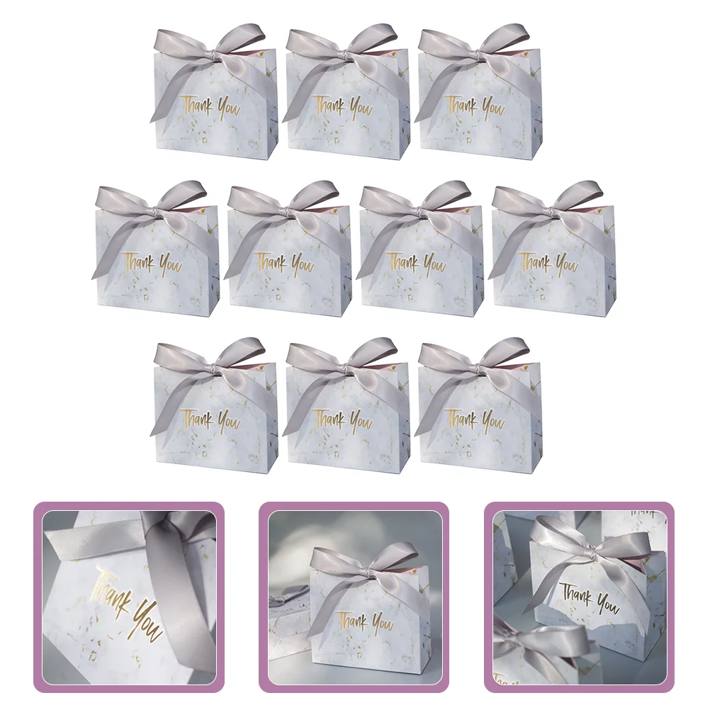 

10 Pcs Thank You Gift Bag Boxes Party Favor Bags Boutique Shopping Mini Candy Small Business Paper Baby Shower