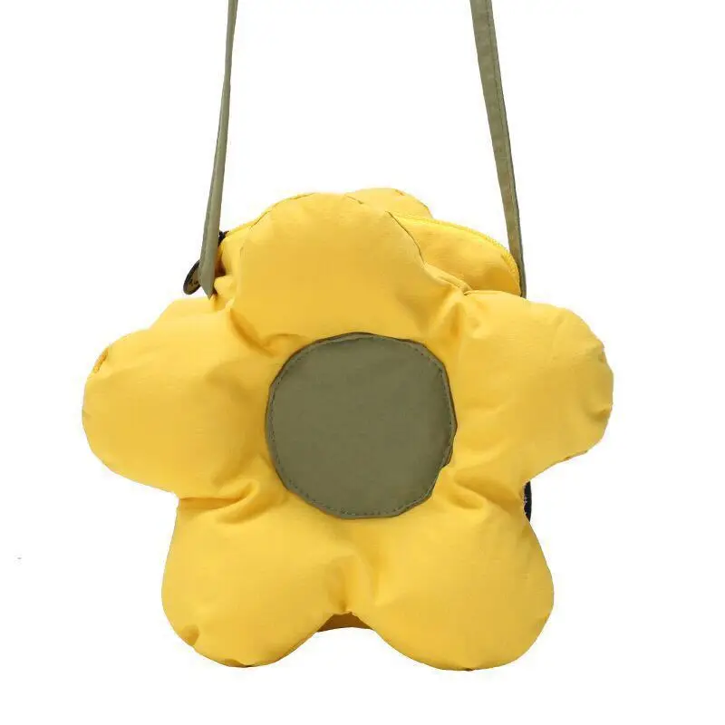 

Sunflower Small Bag Plush Shoulder Bag for Children Kids Cartoon Messenger Bags Kawaii Plush Purses Little Girls Kawaii Kids Bag