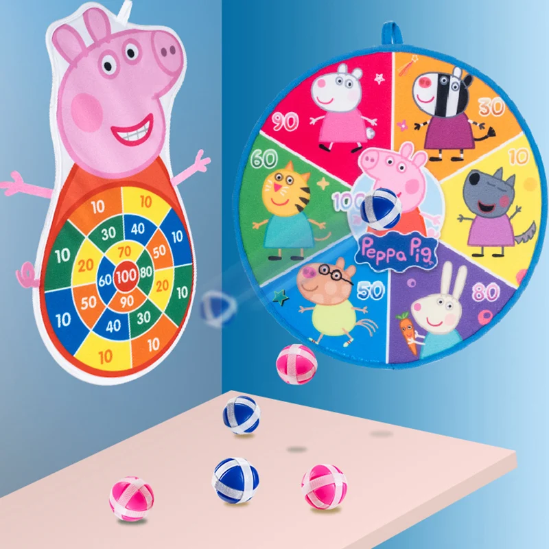 

Детская Наклейка-мяч «Свинка Пеппа», Дротика, доска, набор для детей, развивающая интересная игра, домашняя вечевечерние НКА, игрушки для ве...