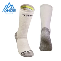 aonijie knee high thickened wool snow socks sports woollen socks winter warm antislip for skiing climbing camping one pair