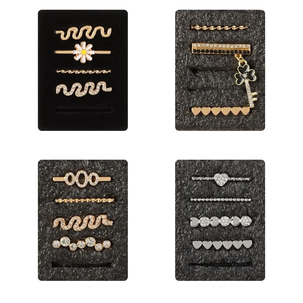 

Metal Charms Decorative Ring For Apple Watch Band Diamond Ornament For Watch Silicone Strap Accessories