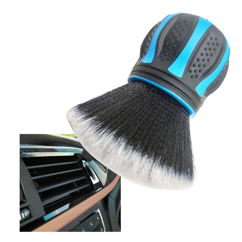 

Ultra-Soft Bristles Come With Storage Rack Cover Large Area Inside&Outside Vehicle Car Detail Brush Cleaning Detail Tool T3EF
