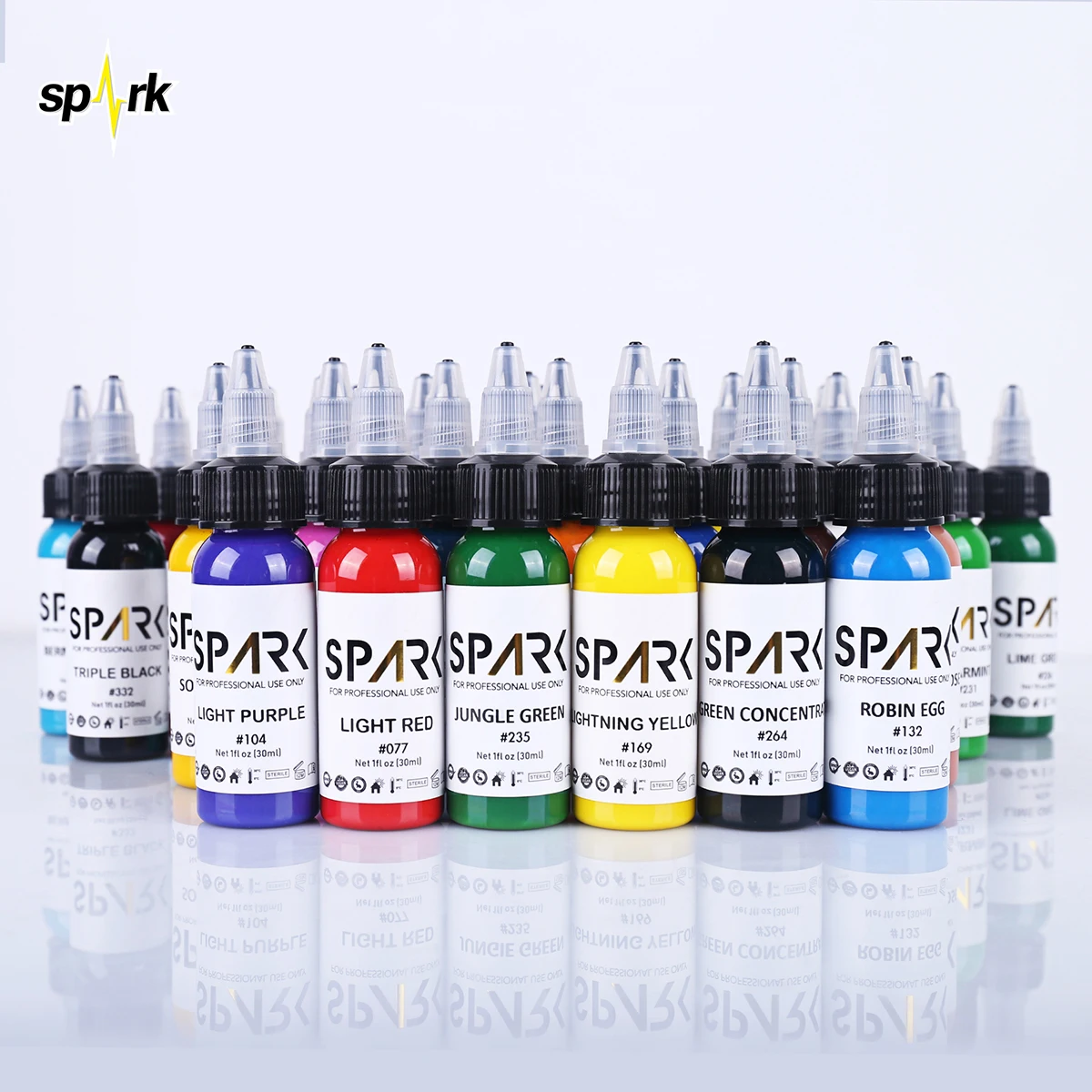 Новейшие чернила для татуировок Spark 30 мл 50 цветов профессиональные Искусственные