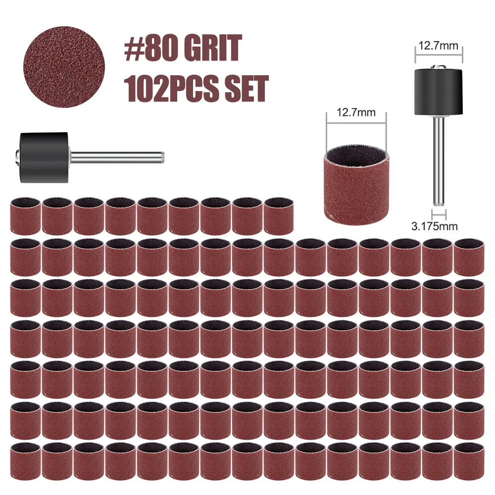 

Набор шлифовальных барабанов xcan CMCP #80 #100 #120