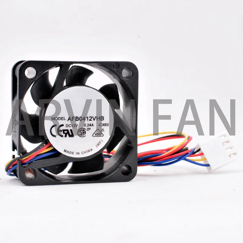 AFB0412VHB 4 см 40 мм вентилятор 40x40x15 мм 12 В постоянного тока 0,24 а 4-контактный ШИМ-контроллер скорости охлаждающий вентилятор для миниатюрного шасси переключателя маршрутизатора