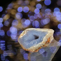 4 5cm blue chalcedony agate rough irregular agate raw stone crystal quartz druzy geode charm pendant jewelry making home decor