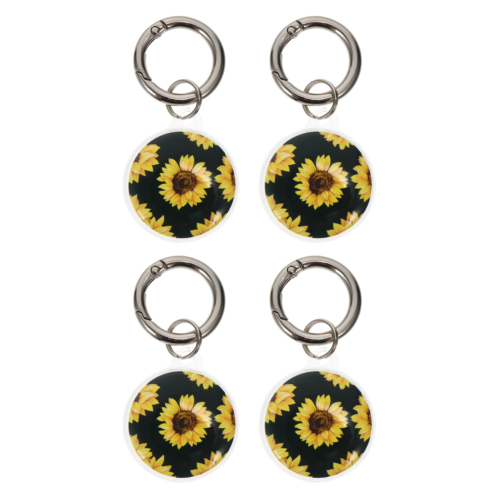 

Locator Covers Silicone Coverlost Location Keychain Sunflower Skin Portable Shells Pendantsprotection Collar Pet Tool Tracking