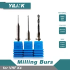 Стоматологические фрезерные боры VHF K5, фрезерный станок с покрытием постоянного тока для резки циркониевых блоков, для клубники, стоматологических лабораторий