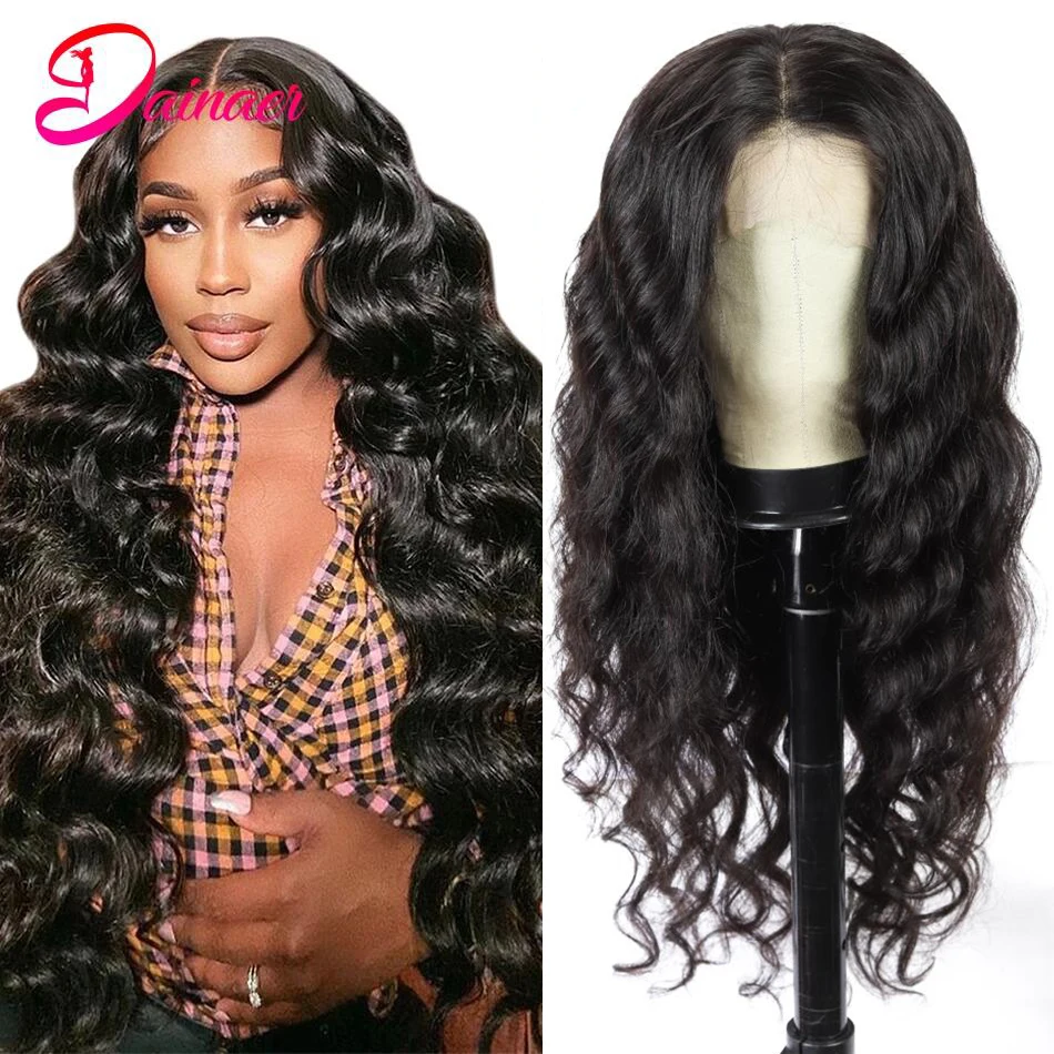 Loose Wave 5x5 Lace Closure Wig HD Lace Frontal Wig Human Hair Lace Front Wig For Women Pre Plucked Malaysia Hair Loose Wave Wig