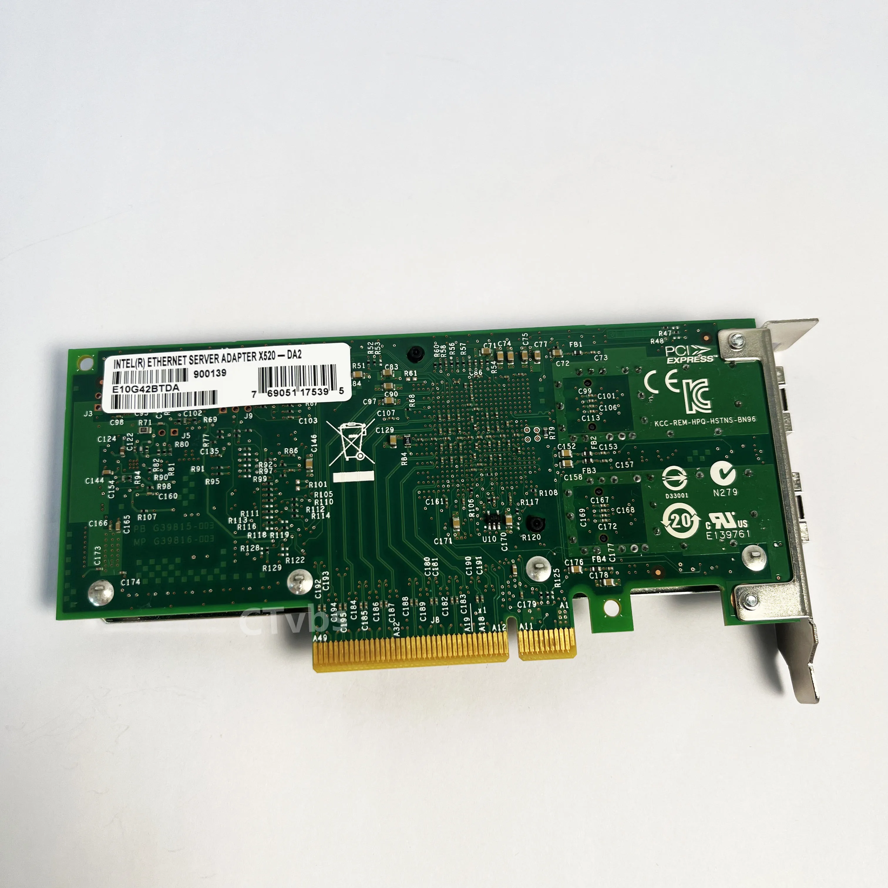 X520-DA2 10G SFP+ Dualport PCIe 2.0 x8 Intel 82599ES Chip Ethernet Network Adapter