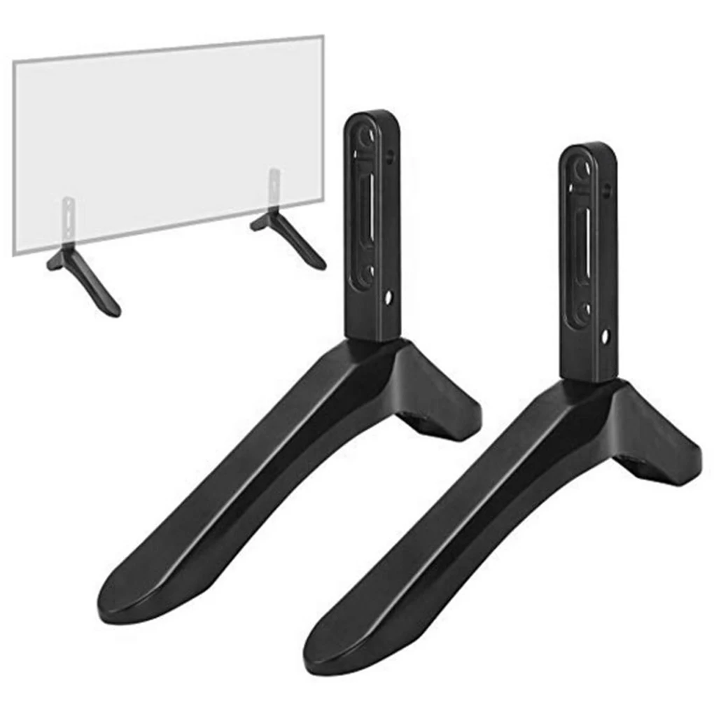 

Steel TV Bases Table No-punch Pedestal Stand Load-bearing Universal Riser Metal Efficient Legs for 32 to 65 inches