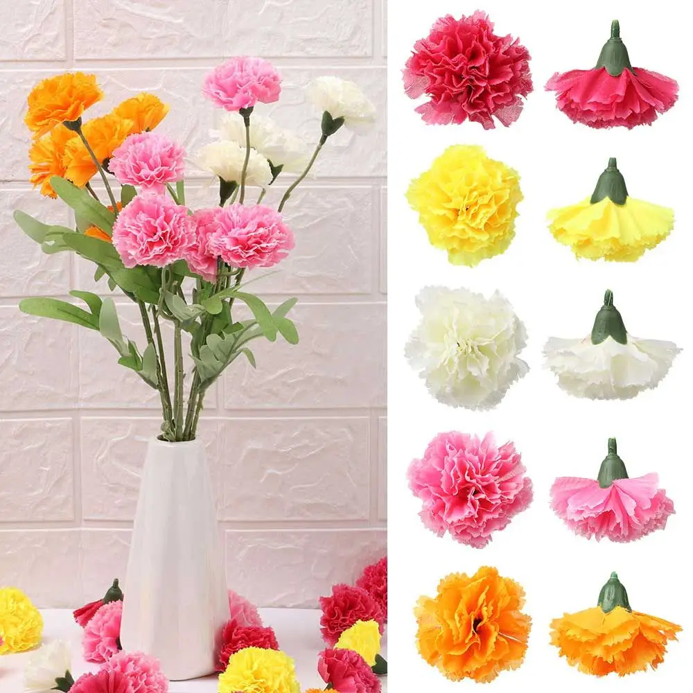

Supply Bridal Bouquet Merry Christmas Scrapbook Simulation Floral Artificial Flower Heads Home Decor Marigold Flowers