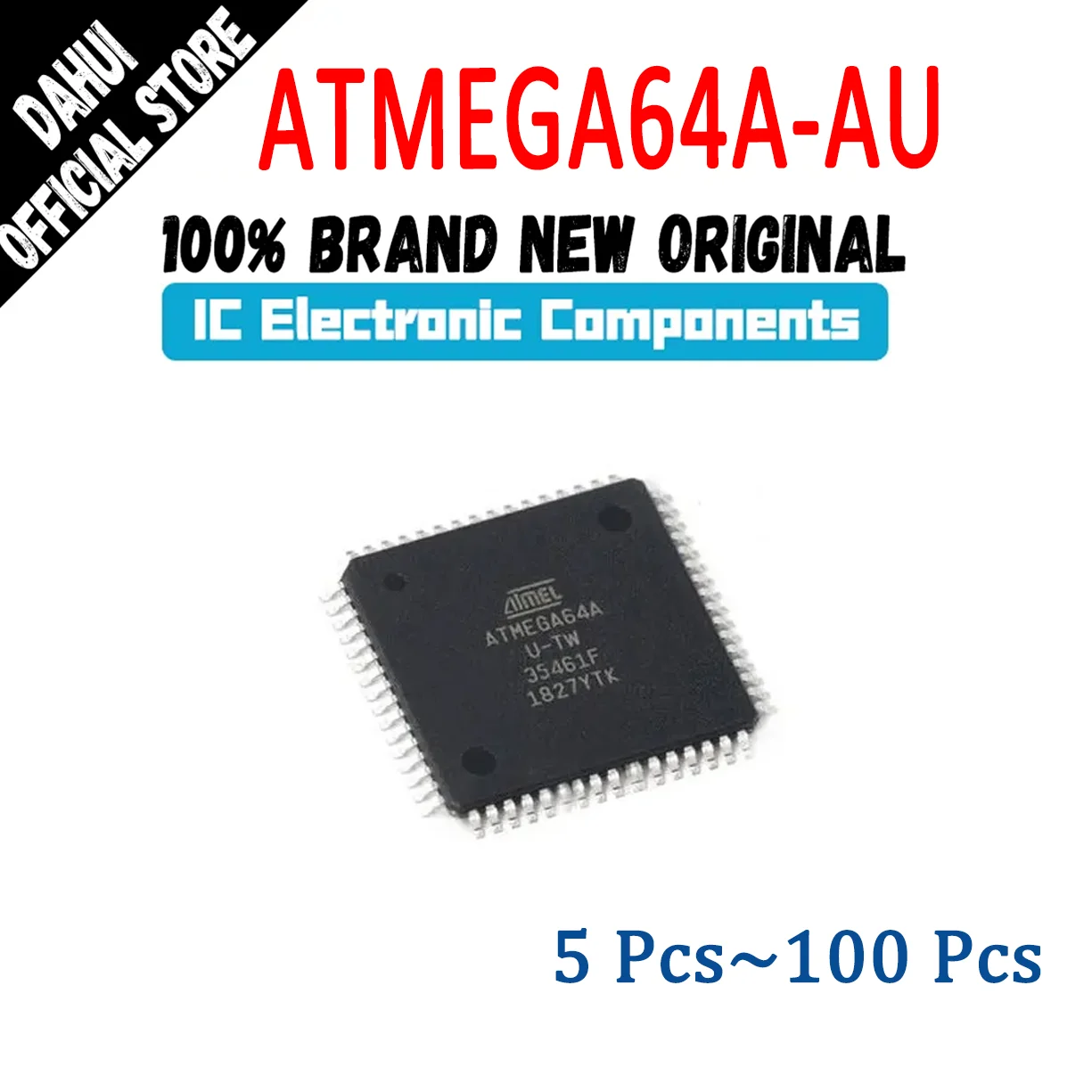 

ATMEGA64A-AU ATMEGA64A ATMEGA64 ATMEGA IC MCU Chip TQFP-64 in Stock 100% New Originl Original authentic Support BOM Quotation