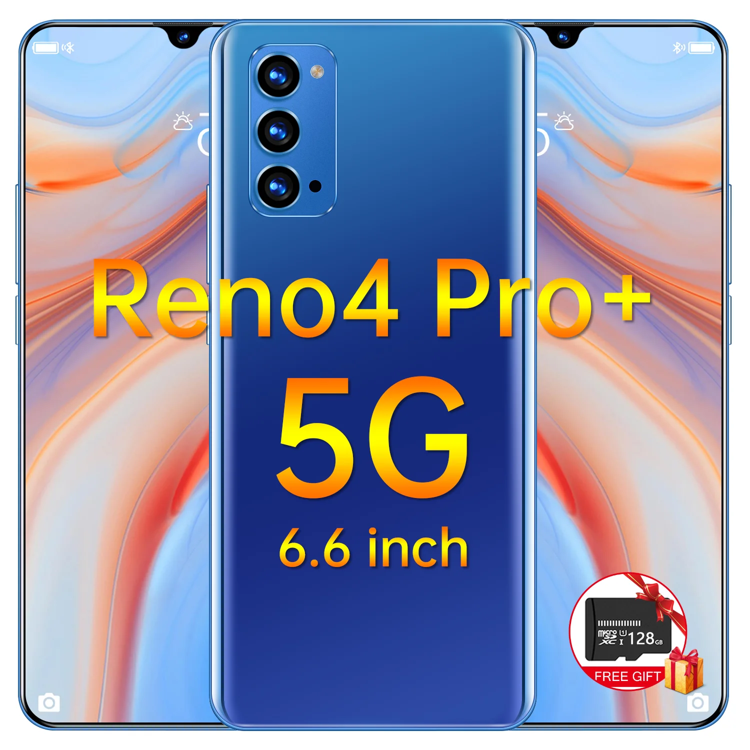 

Смартфон, 6,6 дюйма, 12 Гб + 512 ГБ, для OPPO Reno4 Pro, Samsung, Huawei, Xiaomi