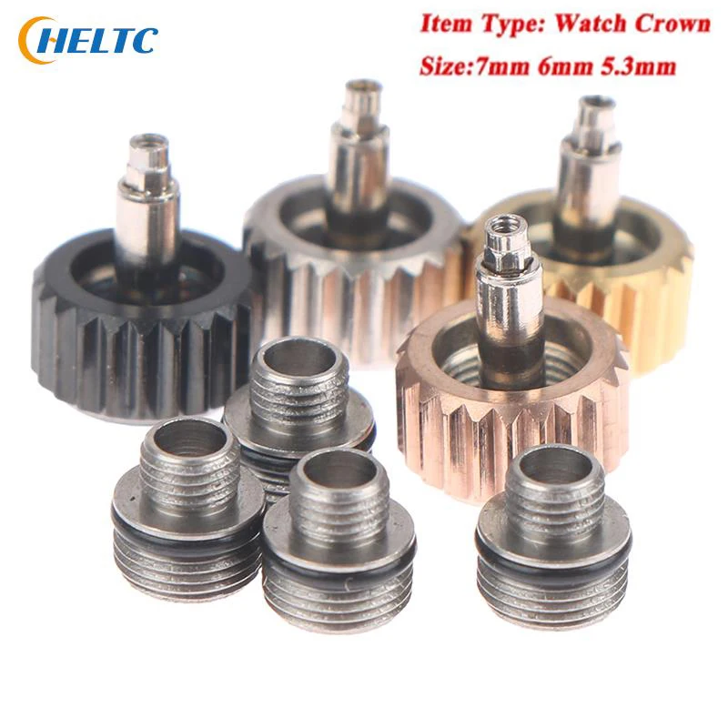 

5.3/6/7MM For Rolex Watch Crowns Watch Waterproof Replacement Assorted Repair Tools High Quality Watch Crowns 7mm