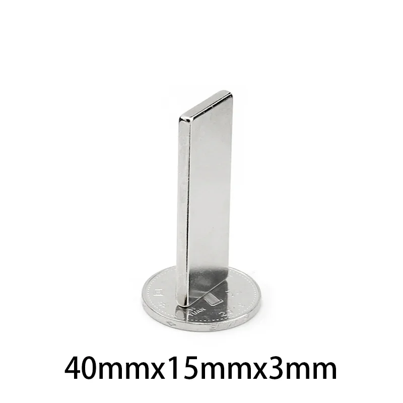 Неодимовый магнит 40x15x3 мм 2 ~ 30 шт.