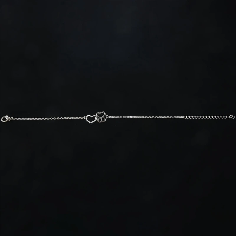 Женские браслеты со следами домашних животных ракушки милые животные собака