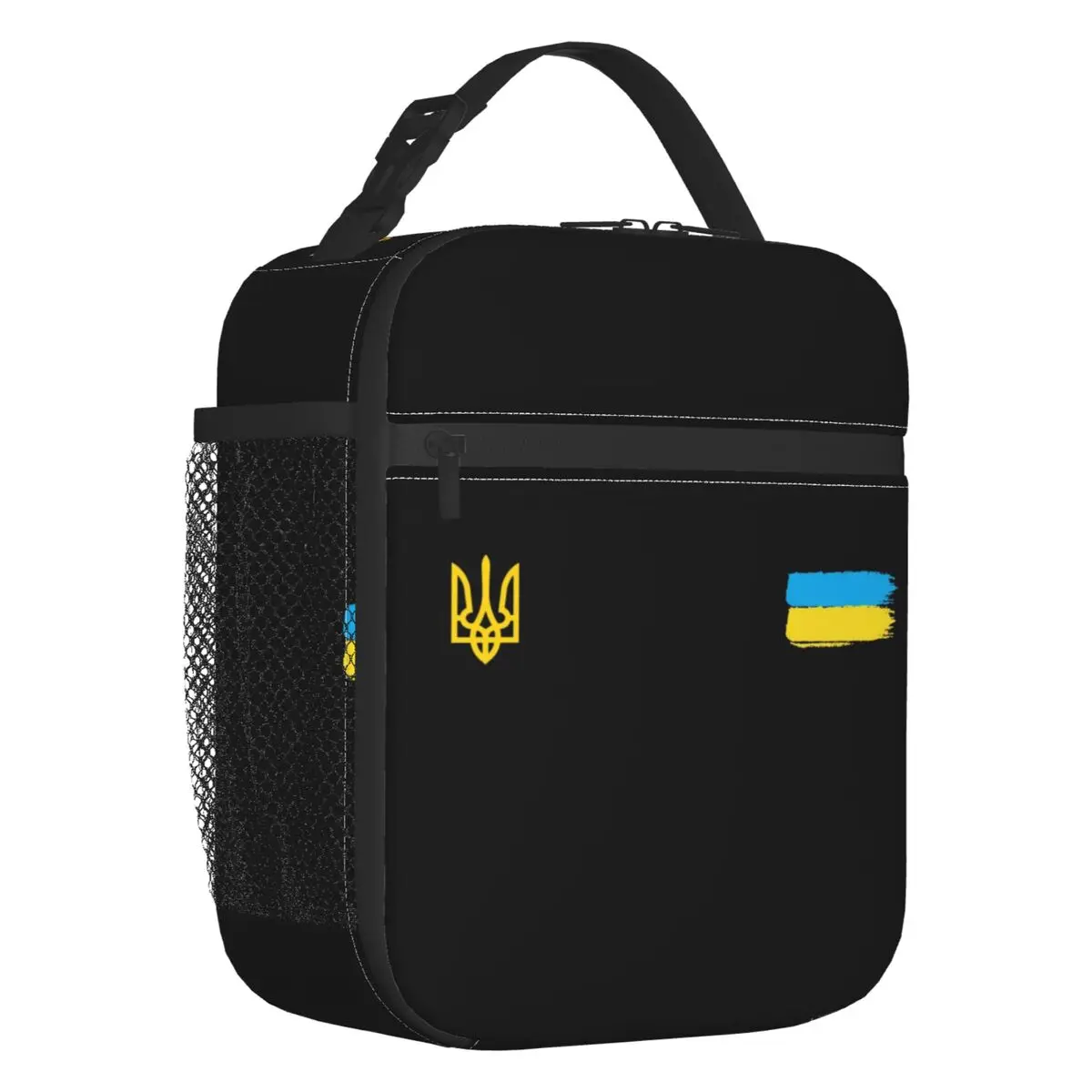 

Термоизолированные сумки для ланча в полоску с флагом, герб Украины, Tryzub, Портативная сумка для ланча для детей