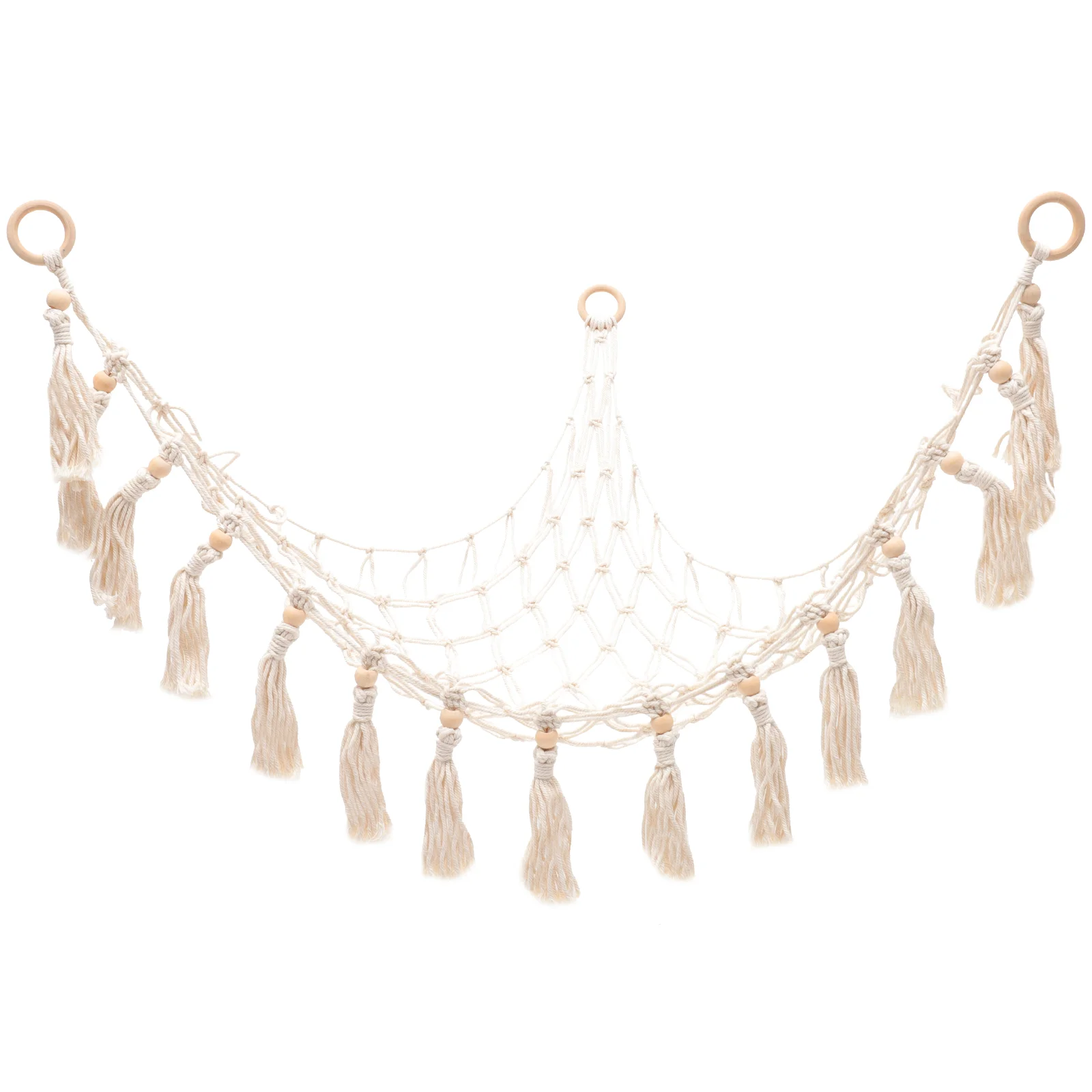 

Wall Corner Net Children Storage Hammock Plush Mesh Net Organizer