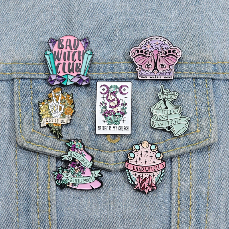 Эмалированные булавки с маленьким вызывающим витамином