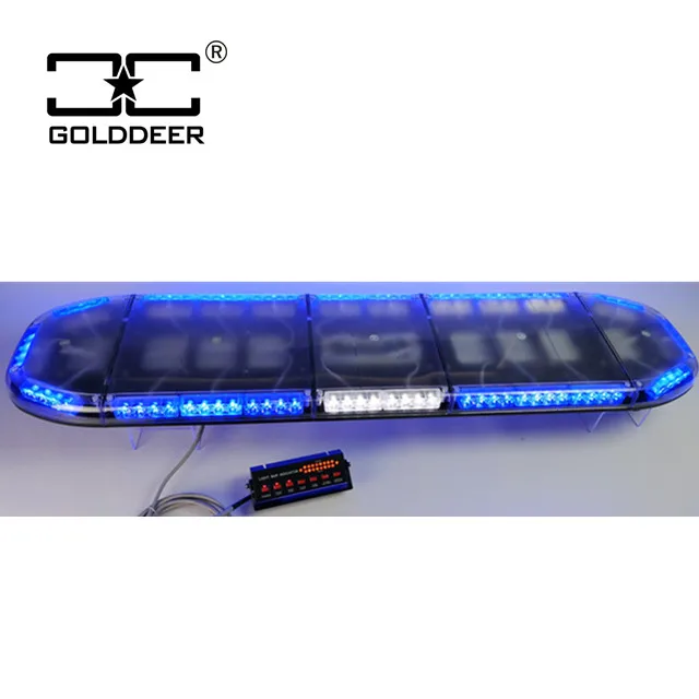 

48 Led Light Bar Car Roof Light 12V/24V Waterproof Strobe Warning Blue Cop Lights Police Flasher For Emergency Vehicle TBD09926