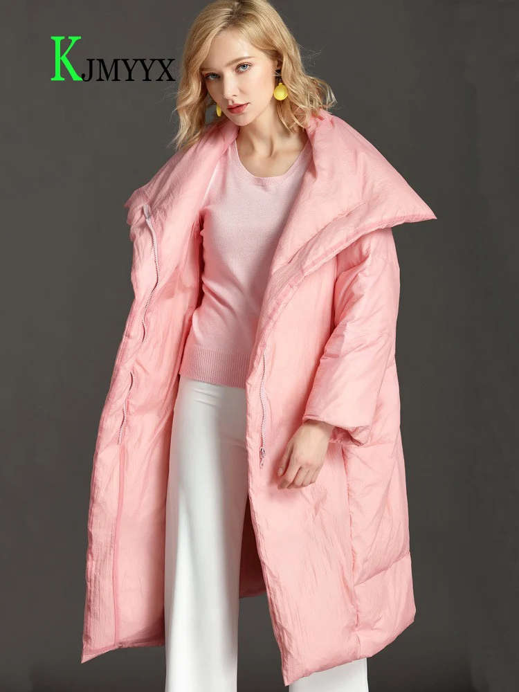 

Женская свободная куртка, Осень-зима 2023, Женская Повседневная Длинная парка с отложным воротником, теплая Толстая Искусственная верхняя одежда, 6XL